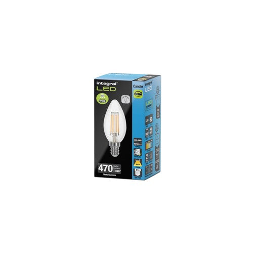 Integral LED BULB E14 470LM 4.5W 2700K DIMMABLE
