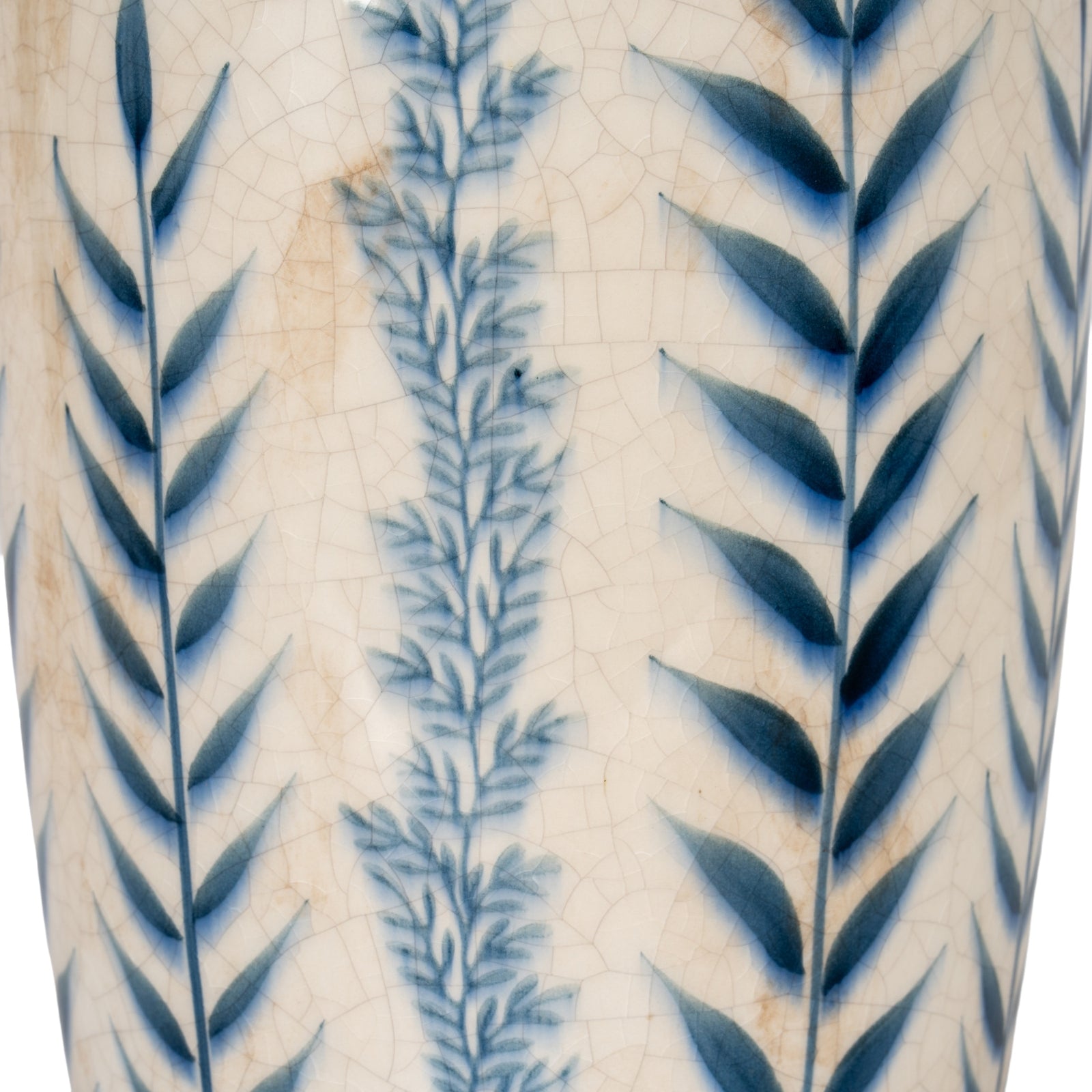 Large Blue Flora Olpe Vase