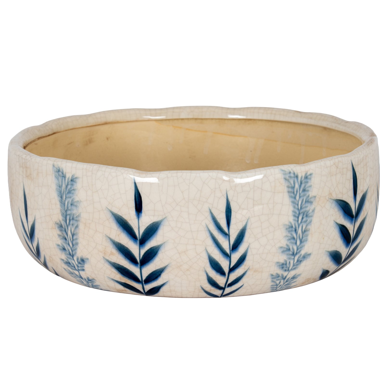 Small Blue Flora Bowl Pot