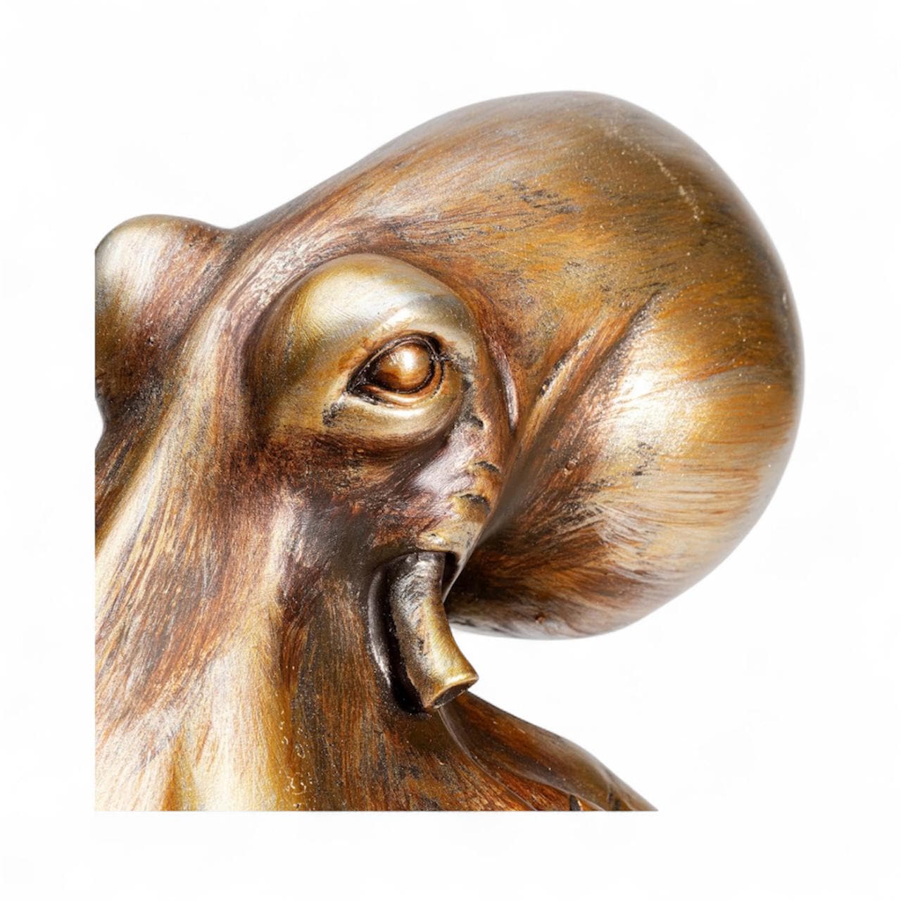 Octopus table lamp in matte gold finish *Bulb and Plug adapter included*