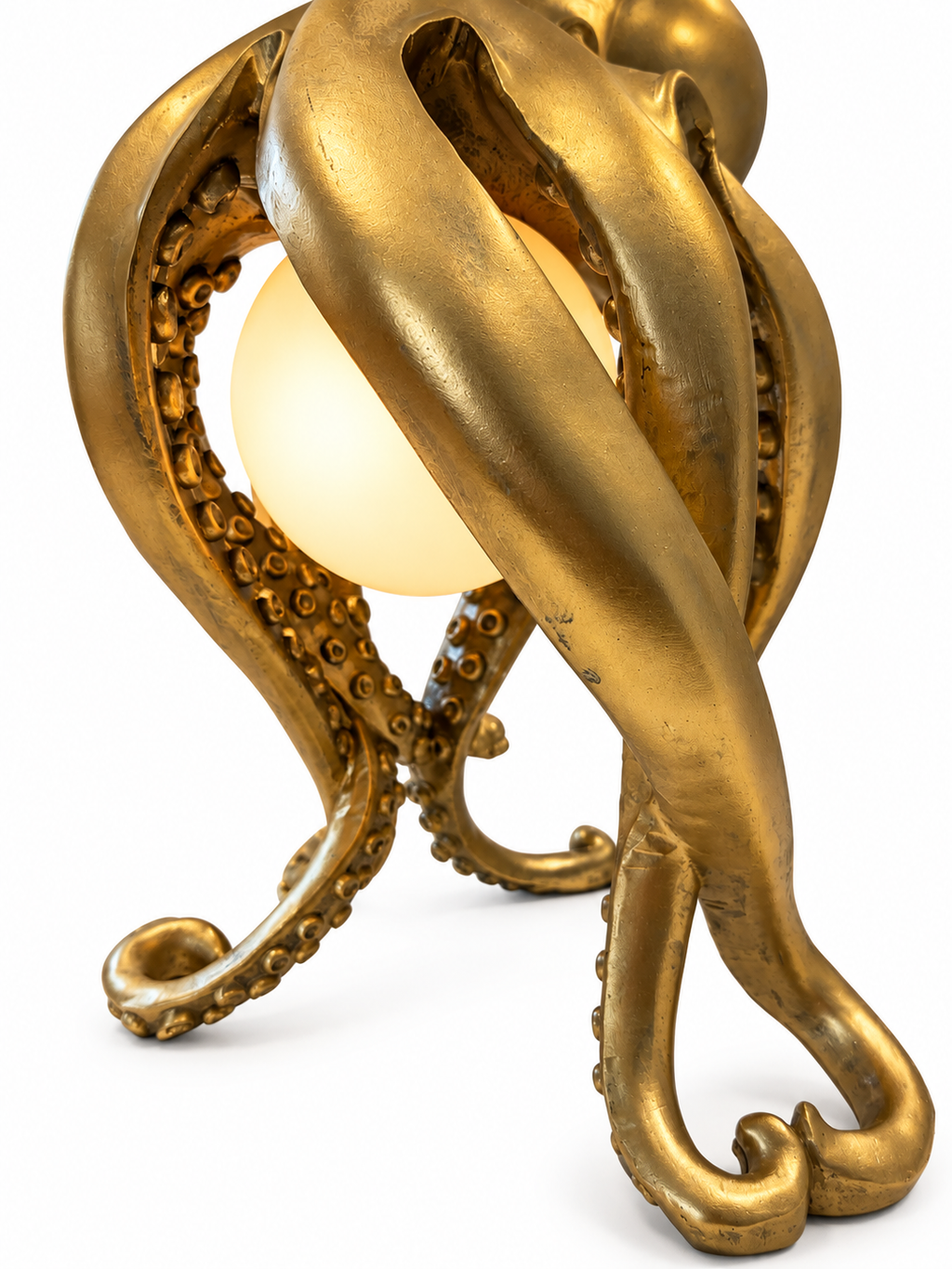 Gold Octopus Table Lamp