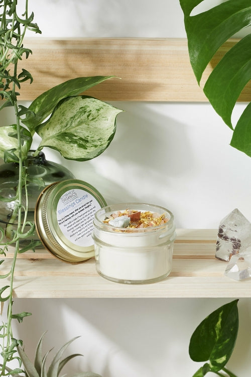 Blessings Candle / Intention Candle / Good Luck / Soy Handpoured Candle
