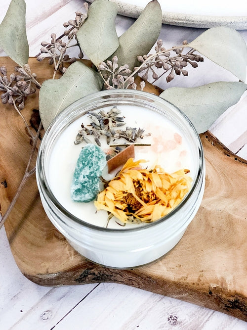 Blessings Candle / Intention Candle / Good Luck / Soy Handpoured Candle