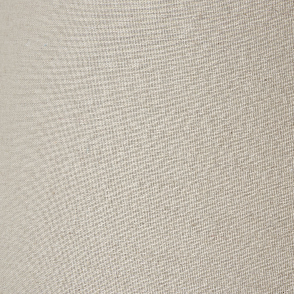Grey Glass Table Lamp With Linen Shade