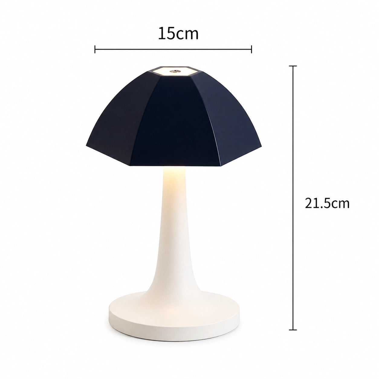 Nordic Mushroom Led Table Lamp Rechargeable Bedside In Four Colours