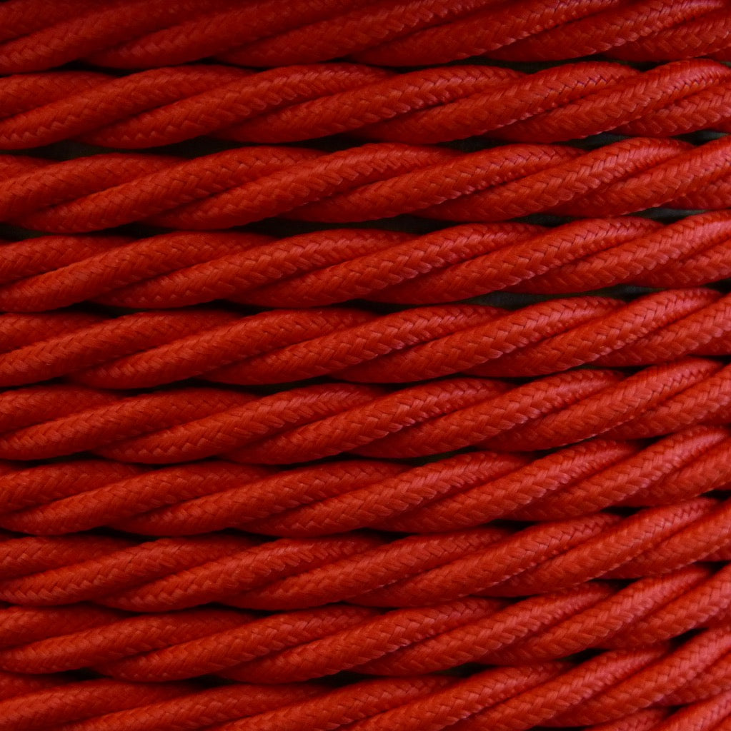 Twisted Braided Flex 3 Core 0.75mm In Variety Of Colours Per Meter
