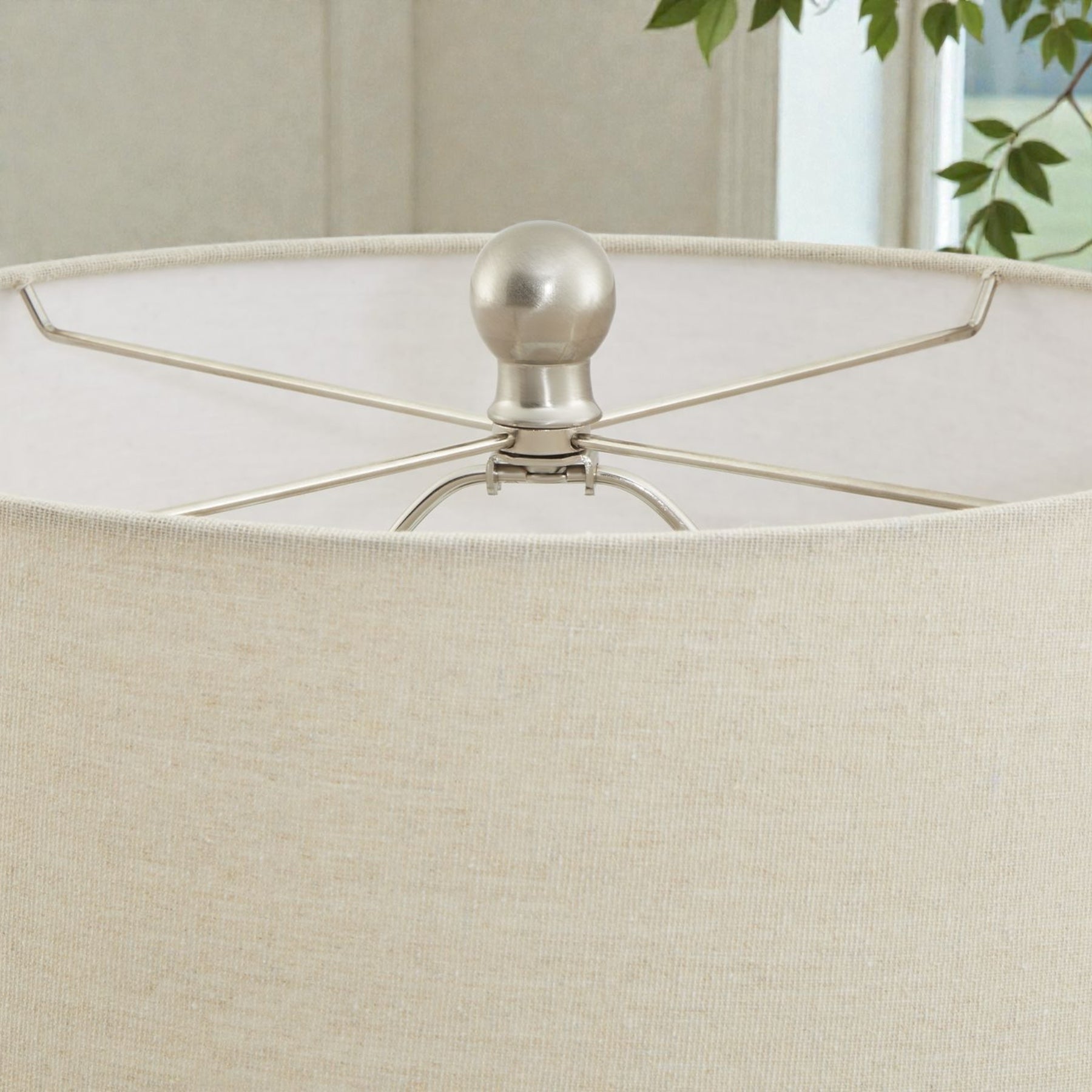 Lattice Ceramic Table Lamp With Linen Shade