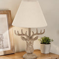 Stag Head Table Lamp